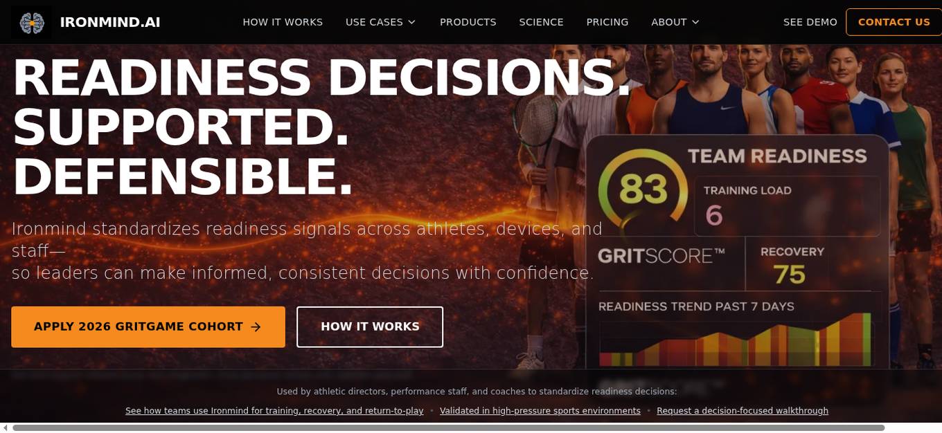 Ironmind.ai Screenshot