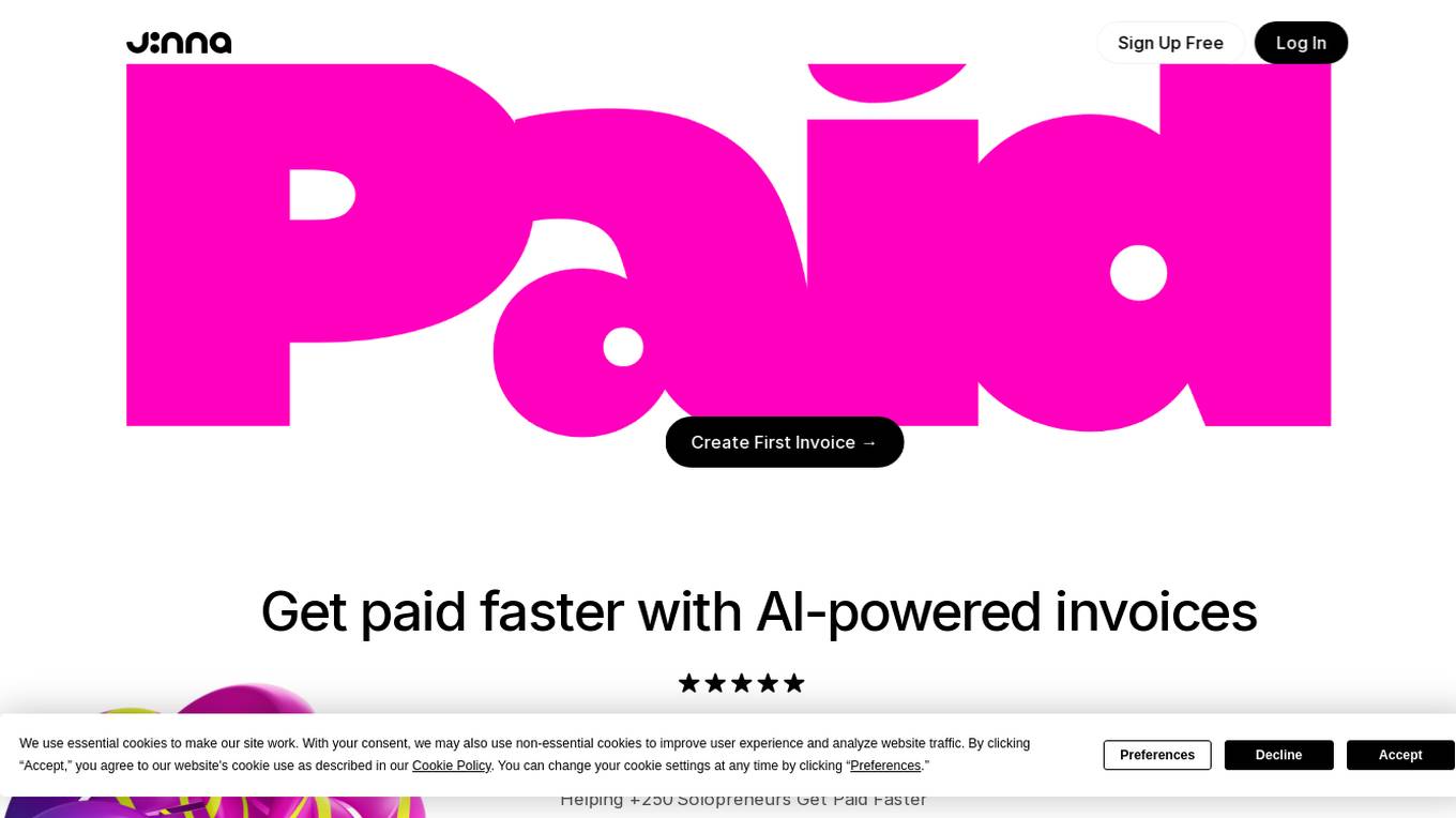 Jinna.ai Screenshot