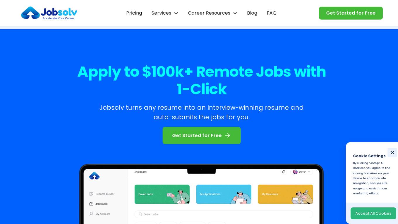 Jobsolv screenshot