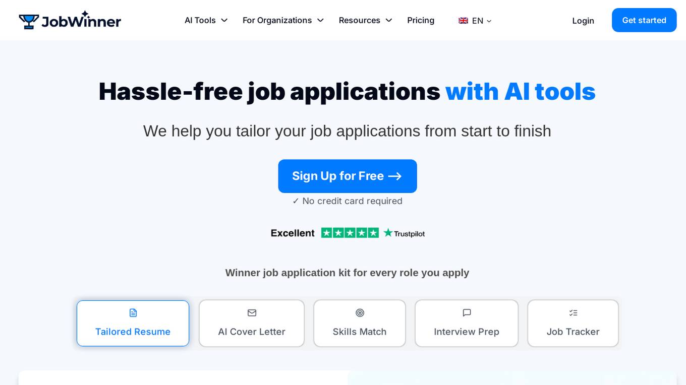 JobWinner Screenshot