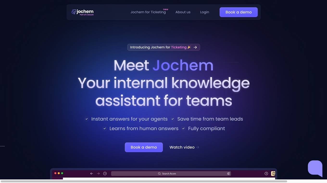 Jochem.ai screenshot