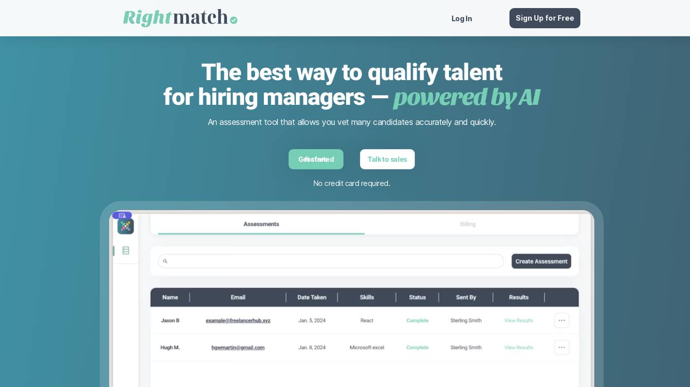 RightMatch screenshot