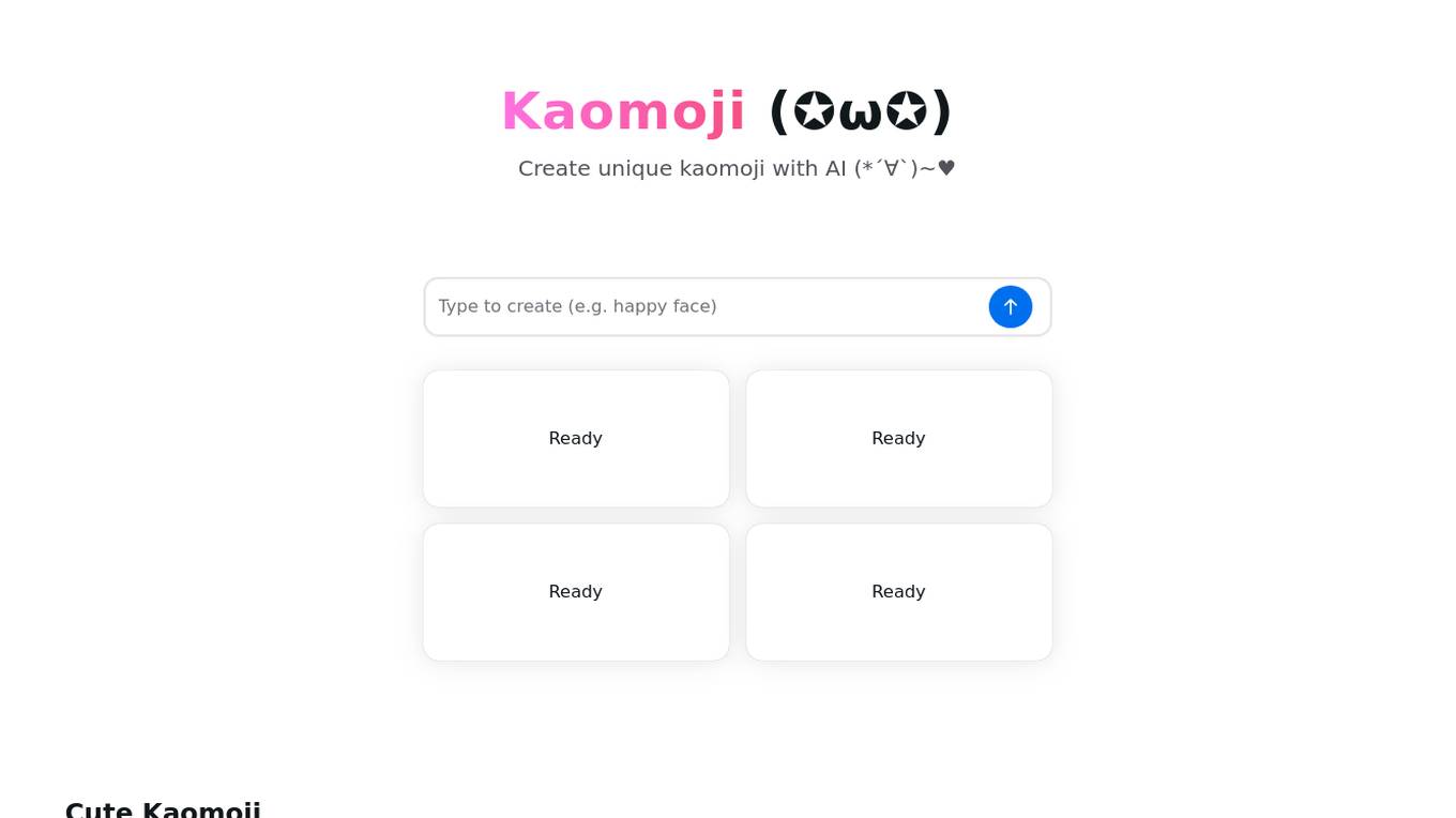 Kaomoji Screenshot