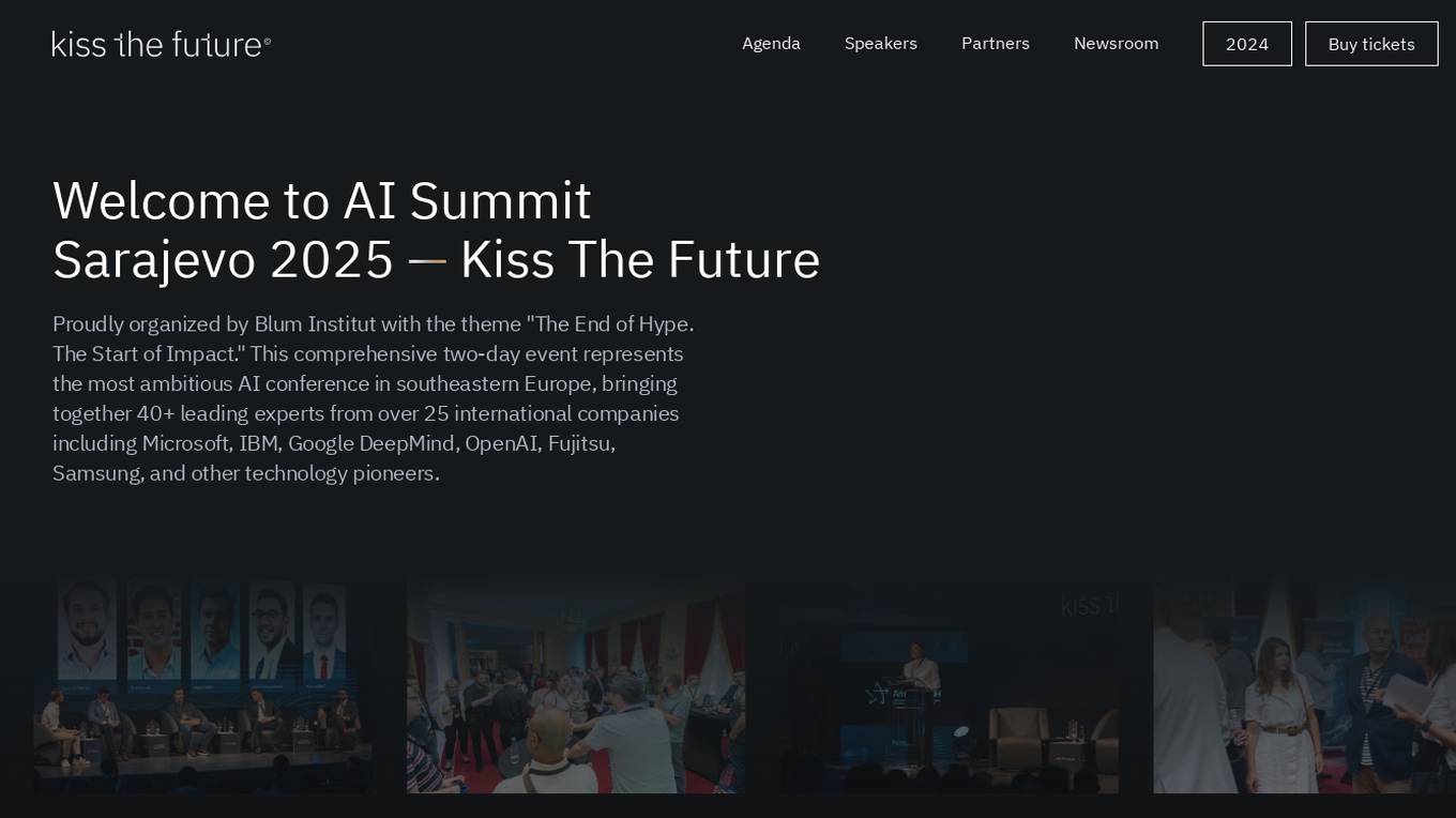 AI Summit Sarajevo 2025 Screenshot