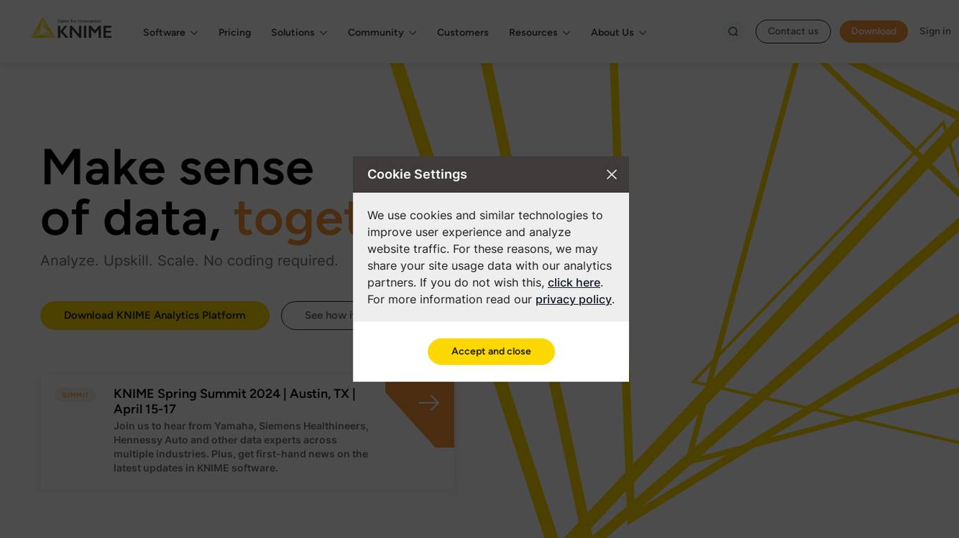 KNIME screenshot