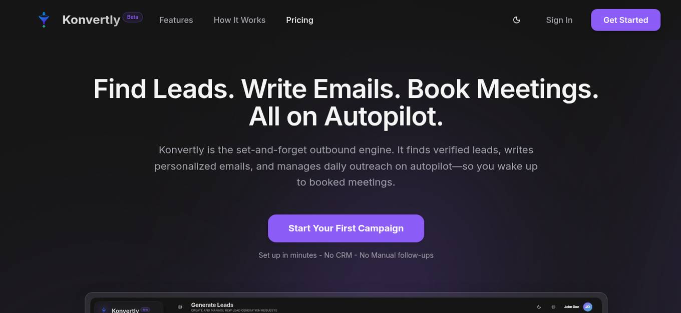 Konvertly Screenshot