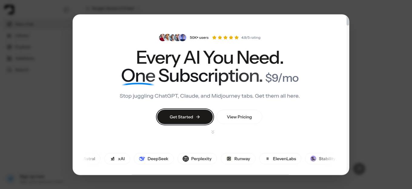 Krater.ai Screenshot