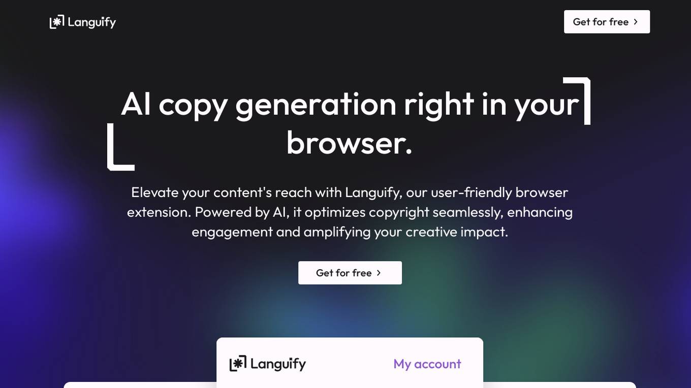 Languify screenshot