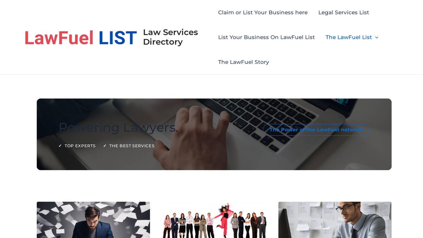 Law Services Directory Screenshot