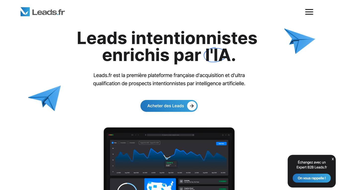 Leads.fr Screenshot