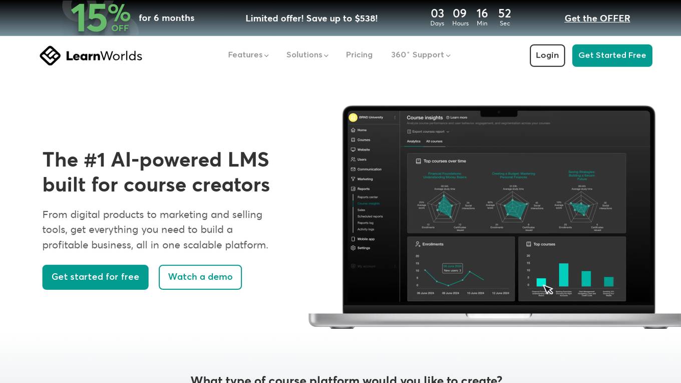 LearnWorlds Screenshot