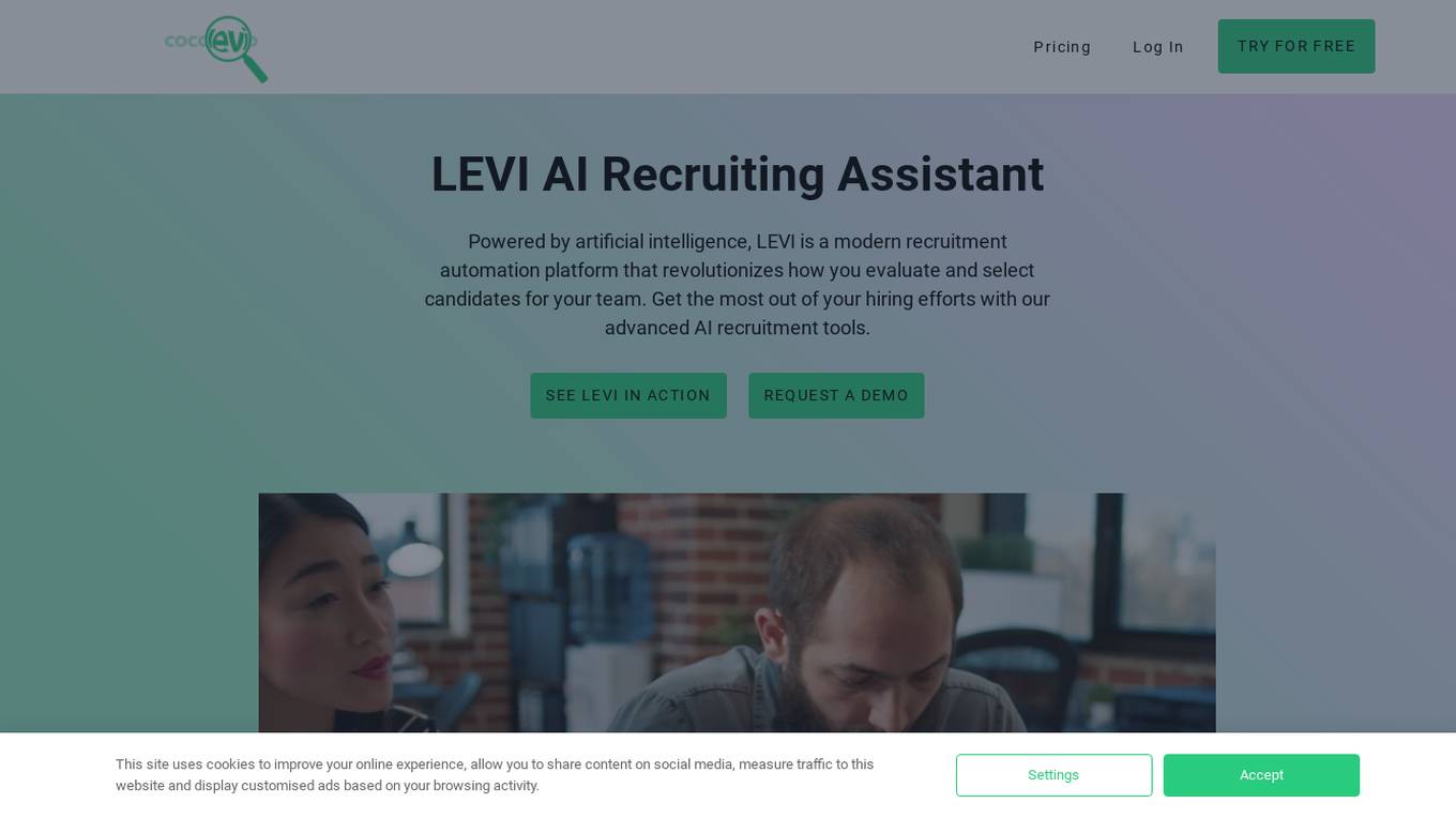 LEVI AI Recruiting Software Screenshot