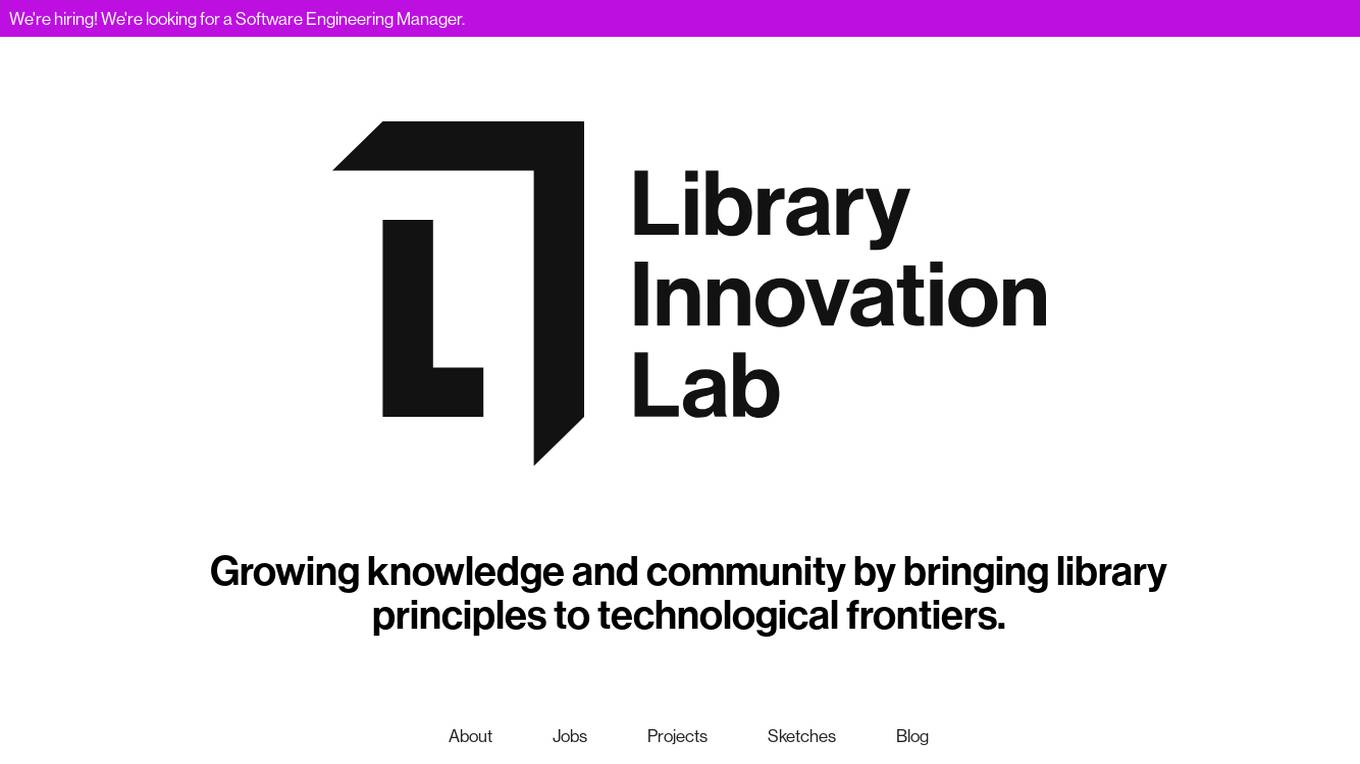 Library Innovation Lab screenshot