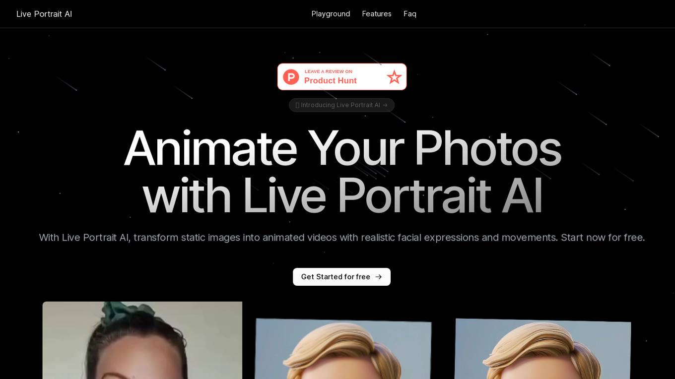 Live Portrait AI Screenshot