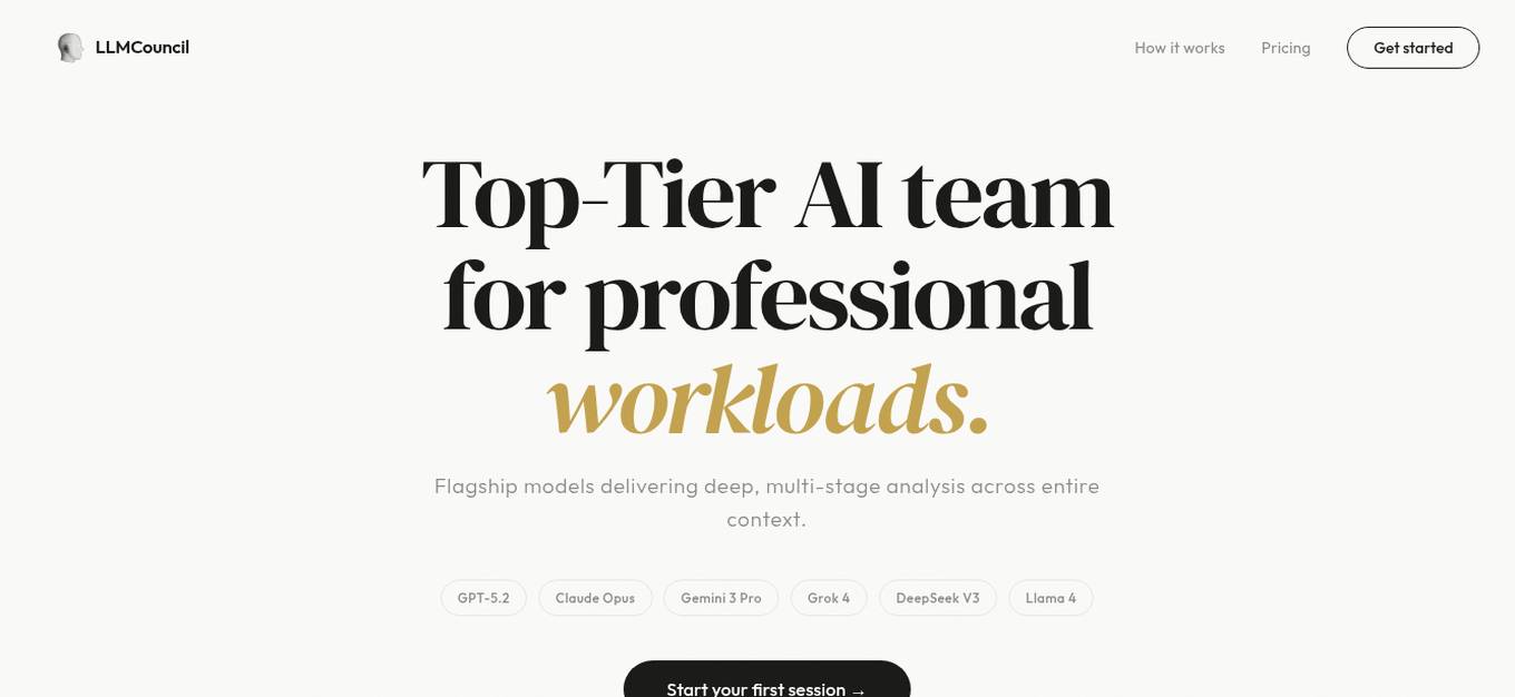 LLM Council Screenshot