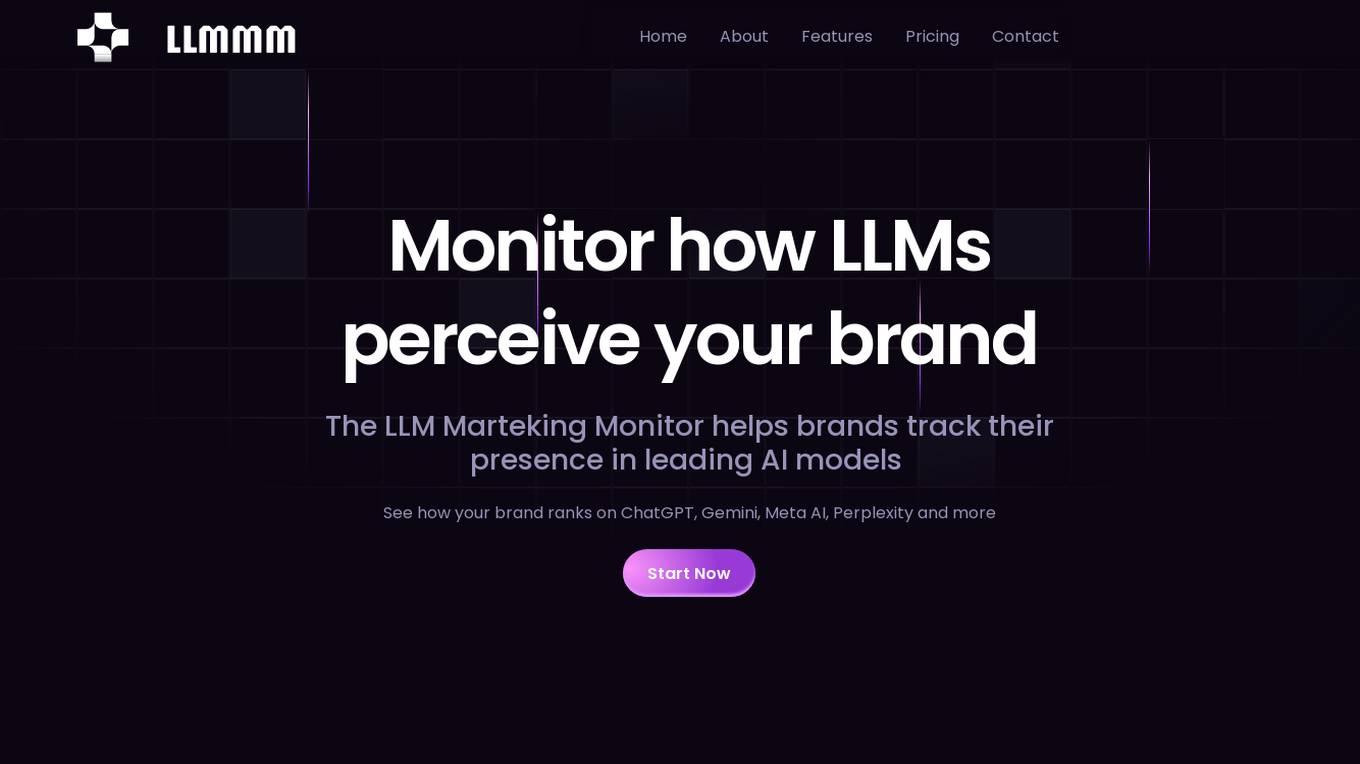 LLMMM Marketing Monitor Screenshot