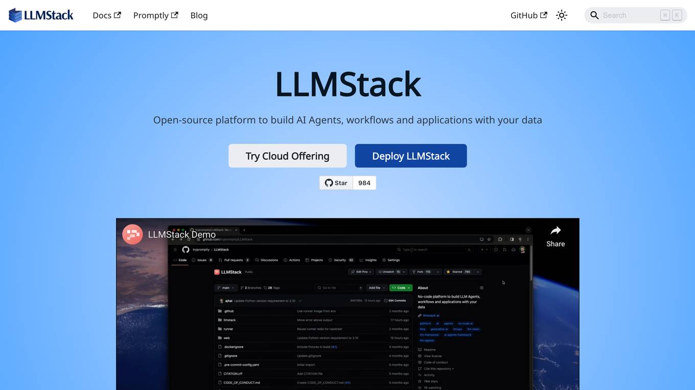 LLMStack screenshot