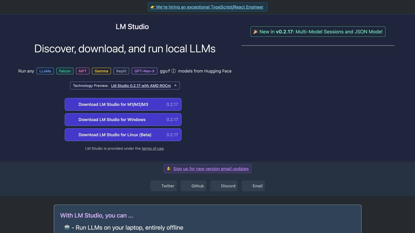 LM Studio Screenshot