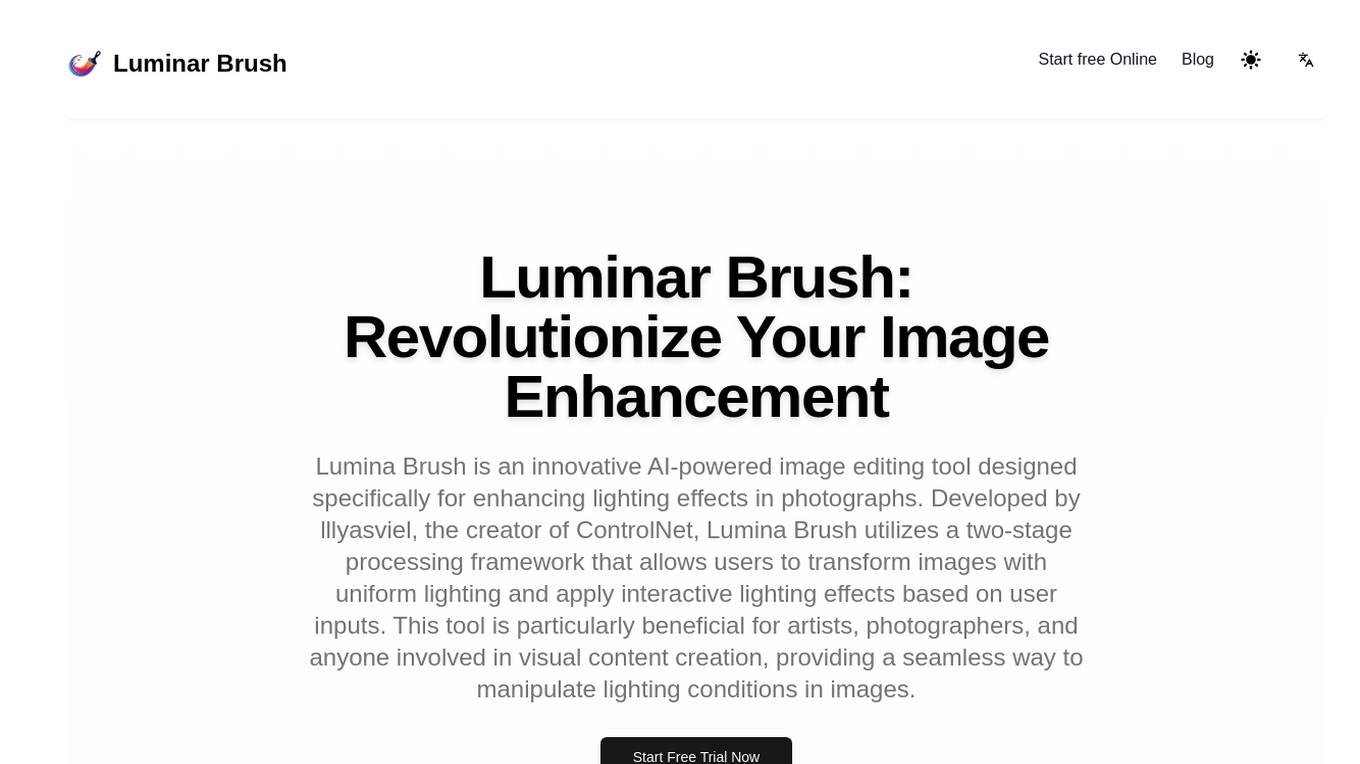 Luminar Brush Screenshot