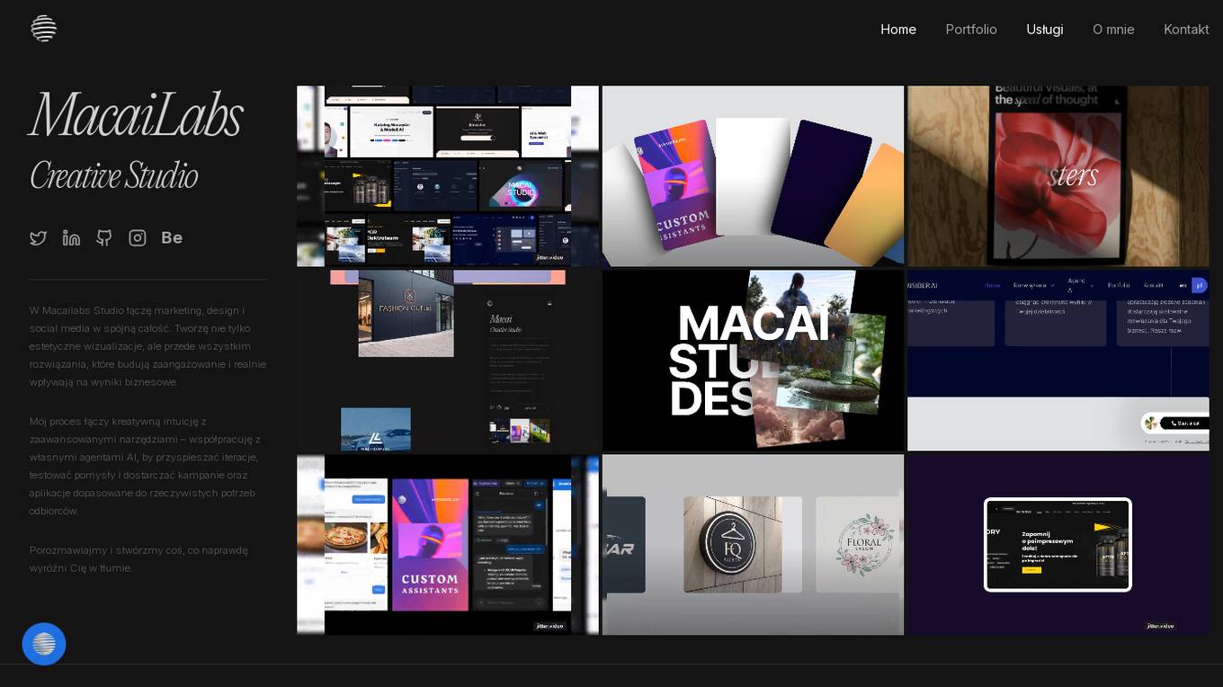 MacaiLabs Creative Studio Screenshot