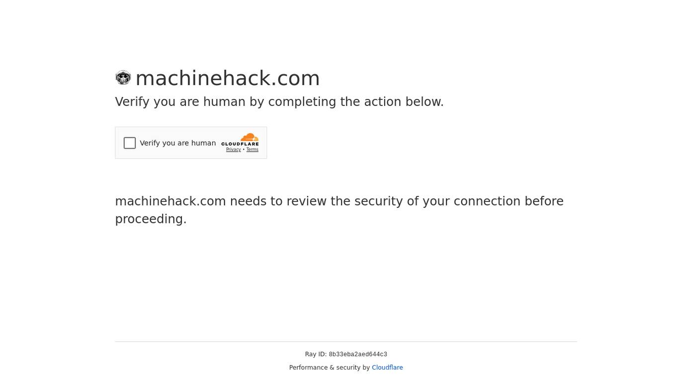 MachineHack Screenshot