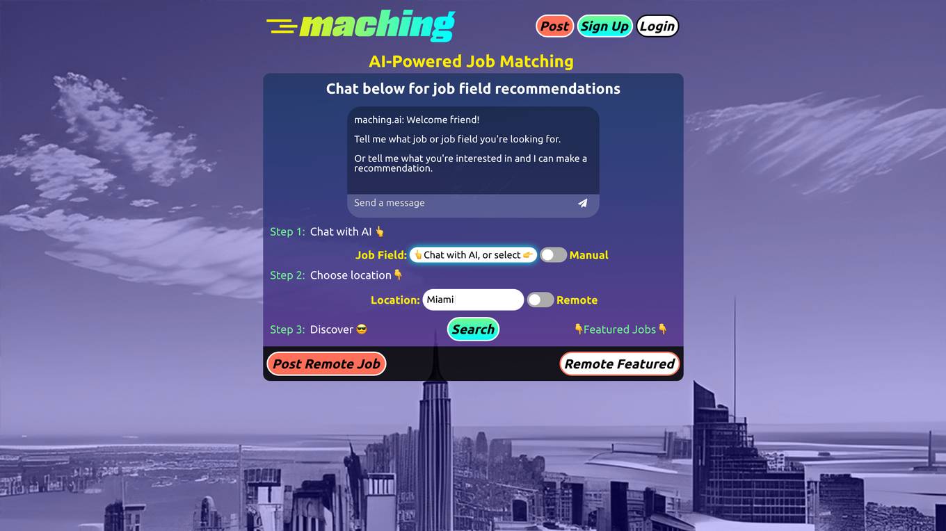 Maching.ai screenshot