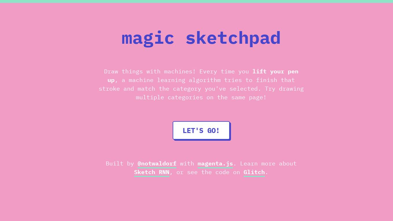 Magic Sketchpad Screenshot