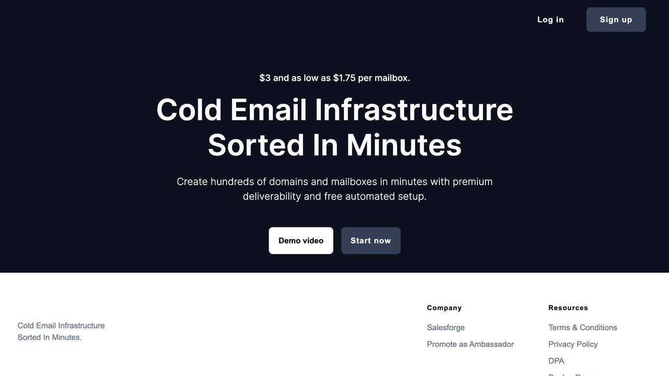 Mailforge screenshot