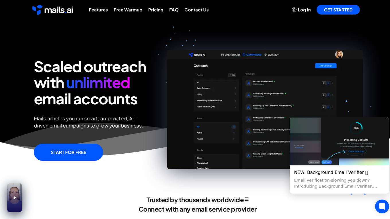 Mails.ai Screenshot