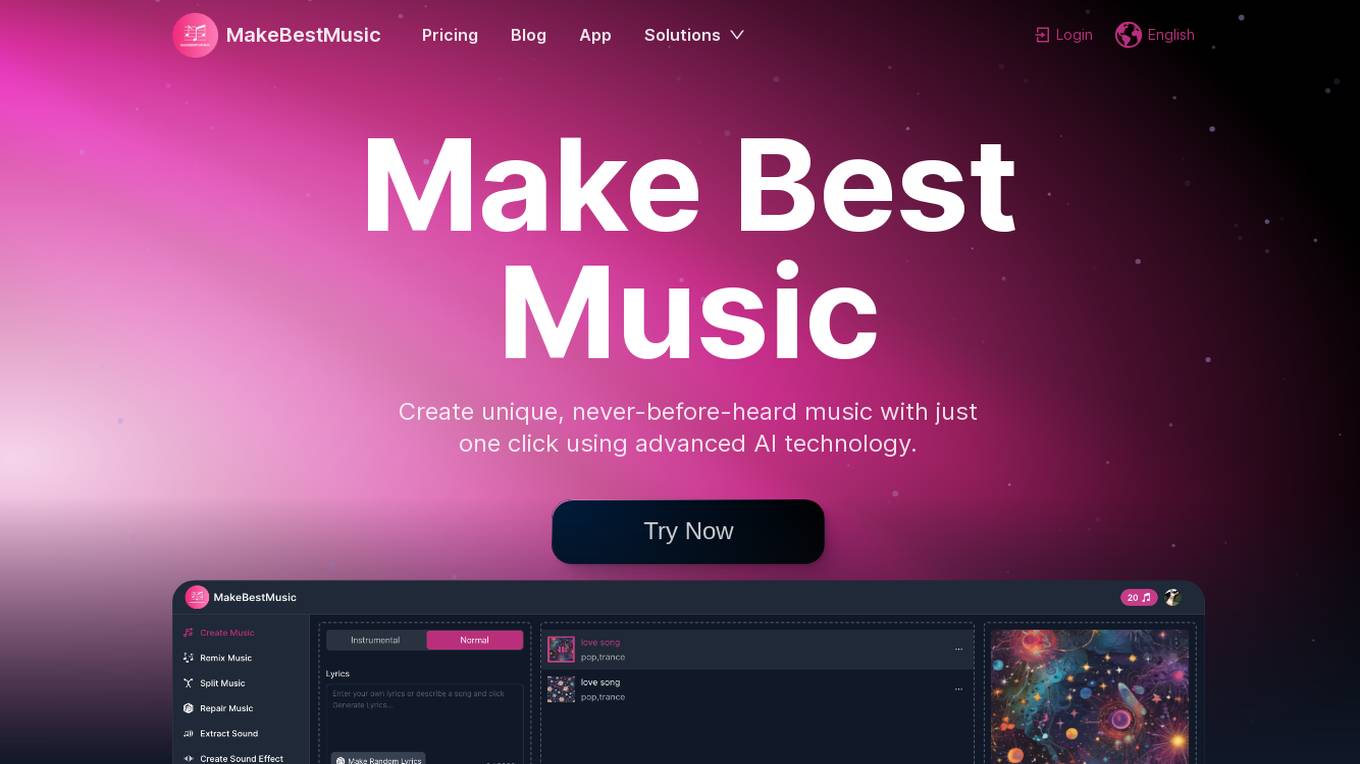 MakeBestMusic screenshot