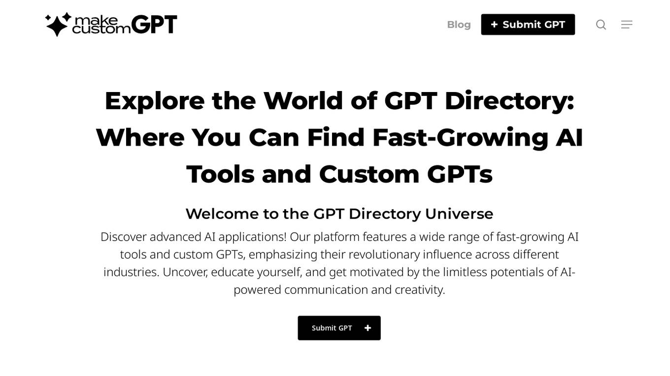 GPT Directory Screenshot