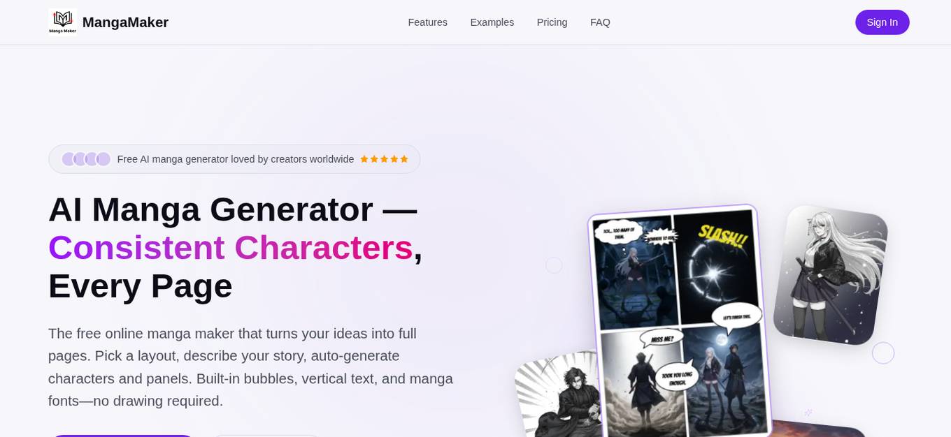 MangaMaker Screenshot