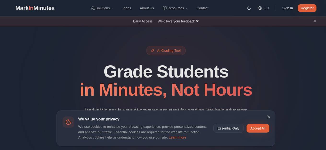 MarkInMinutes Screenshot