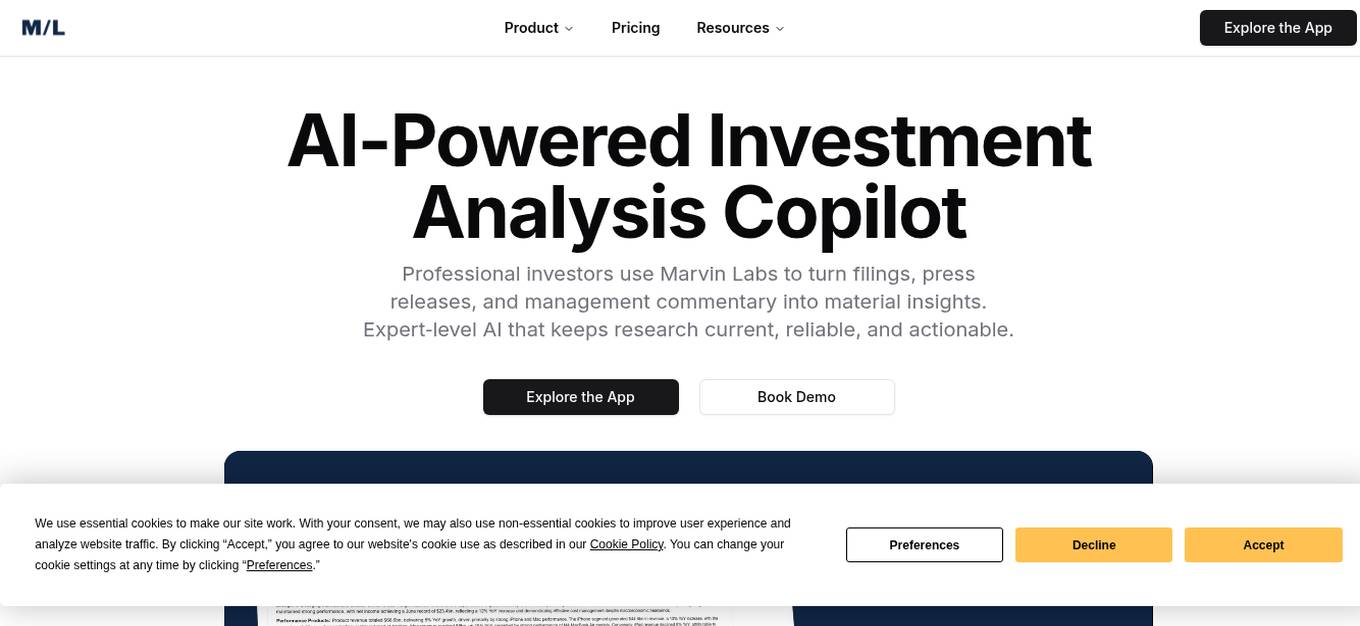Marvin Labs Screenshot