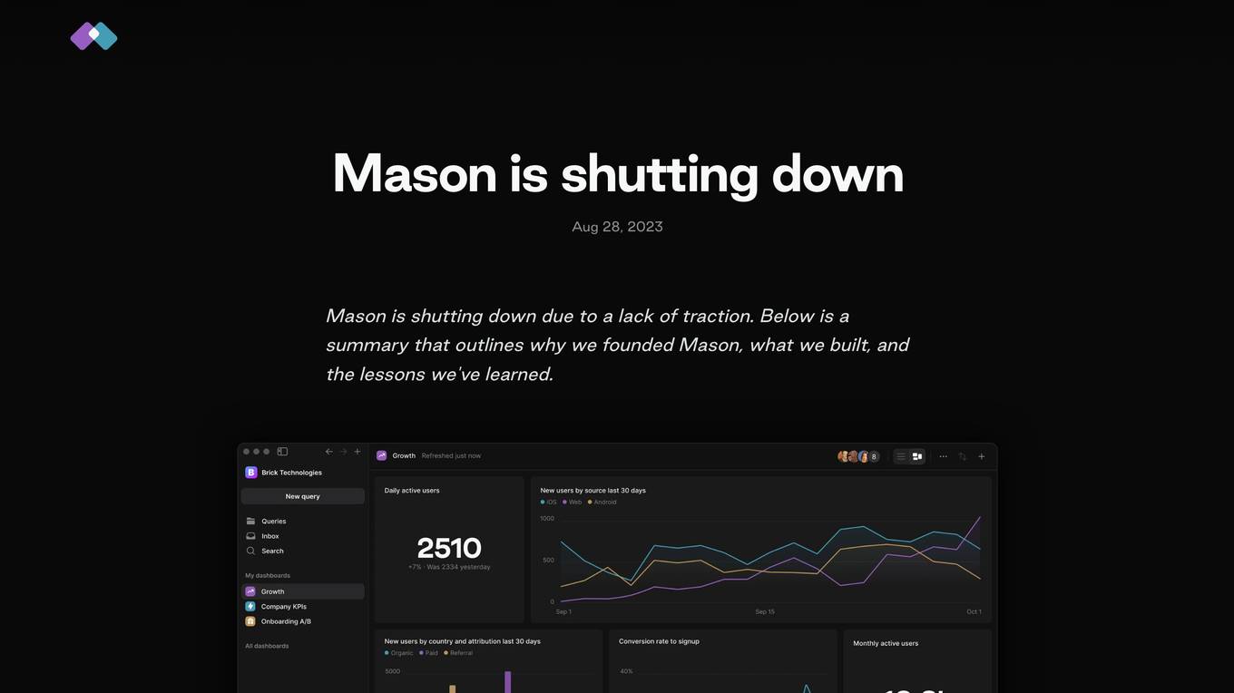 Mason Screenshot