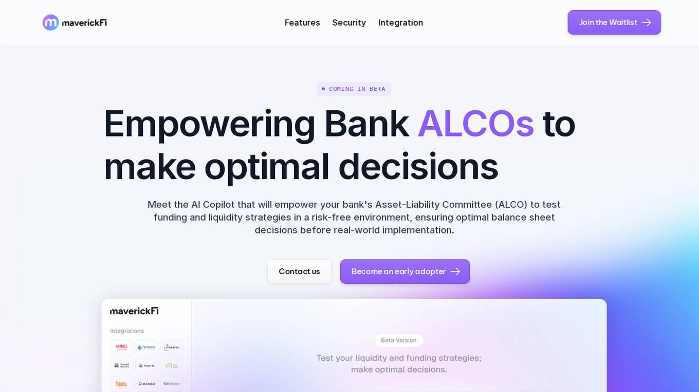 AI Copilot for bank ALCOs Screenshot