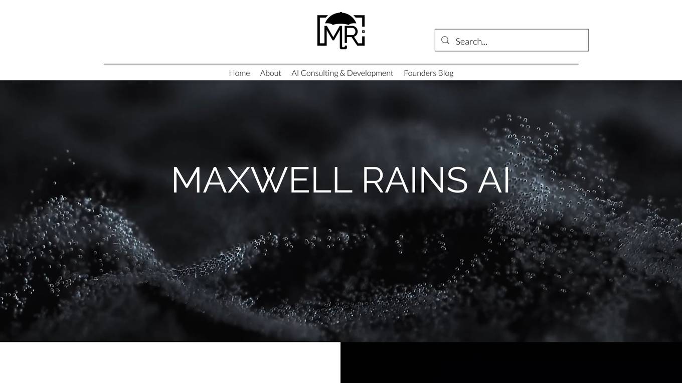 Maxwell Rains AI Studio screenshot