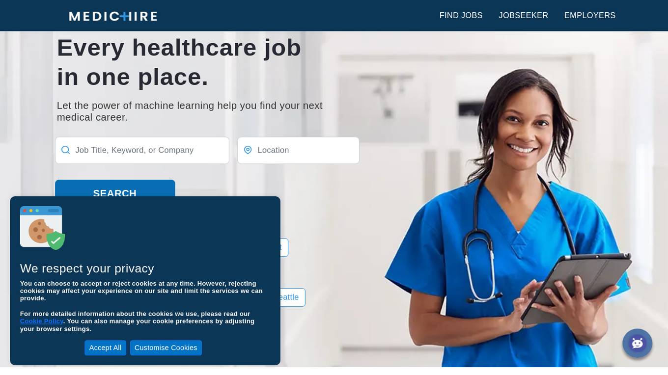 MedicHire Screenshot