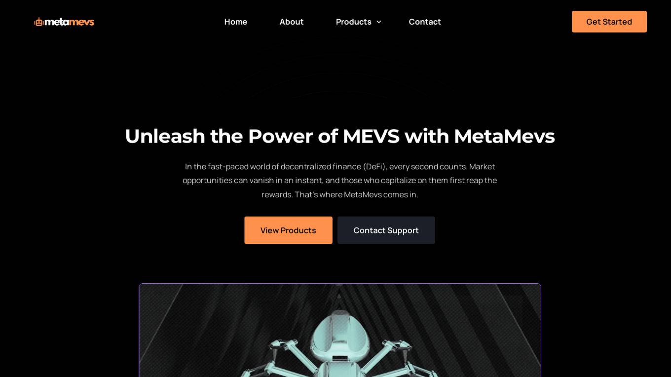 MetaMevs screenshot