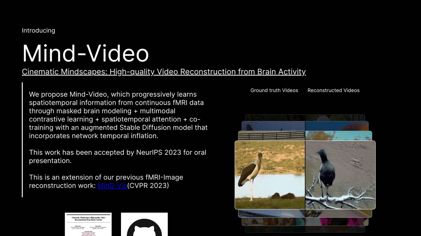 Mind-Video Screenshot