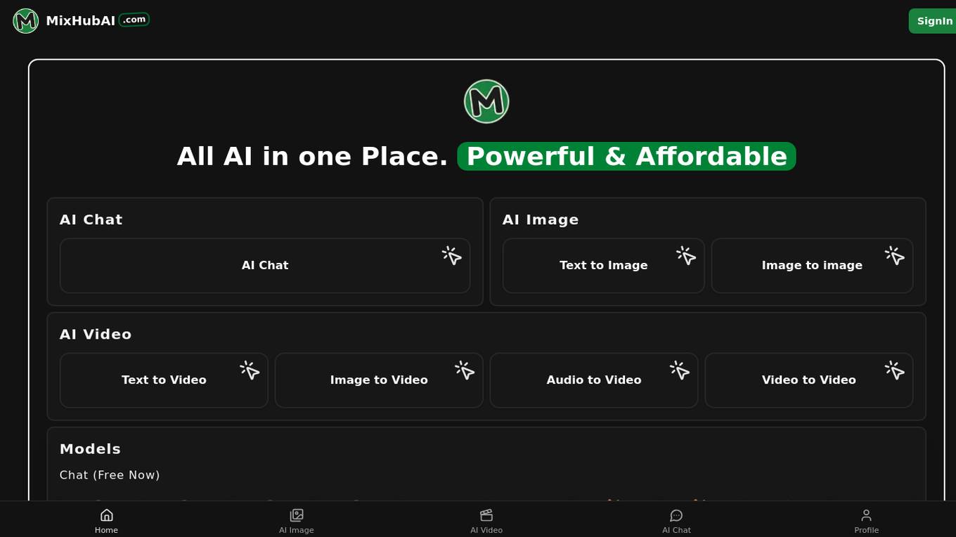 MixHub AI Screenshot