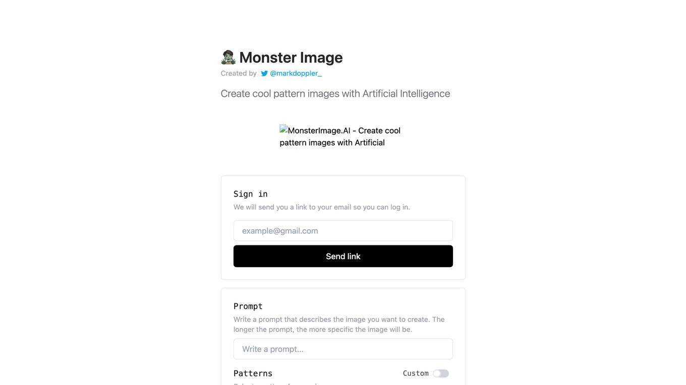 MonsterImage.AI Screenshot