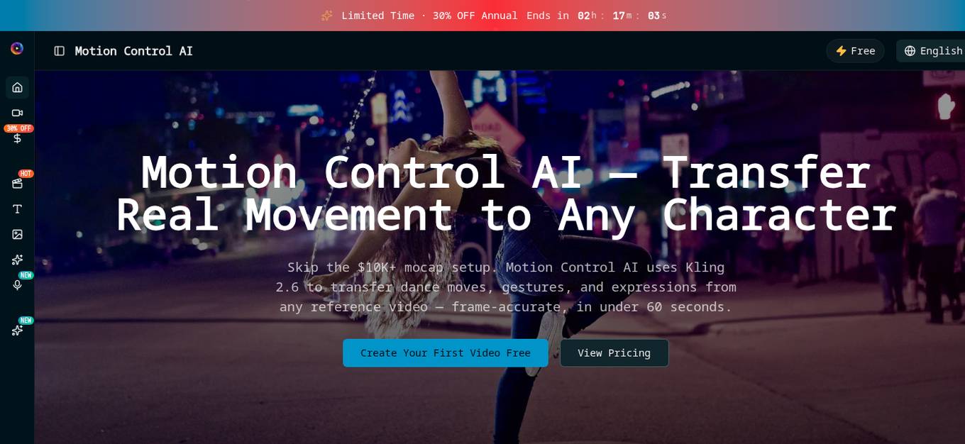 Motion Control AI Screenshot