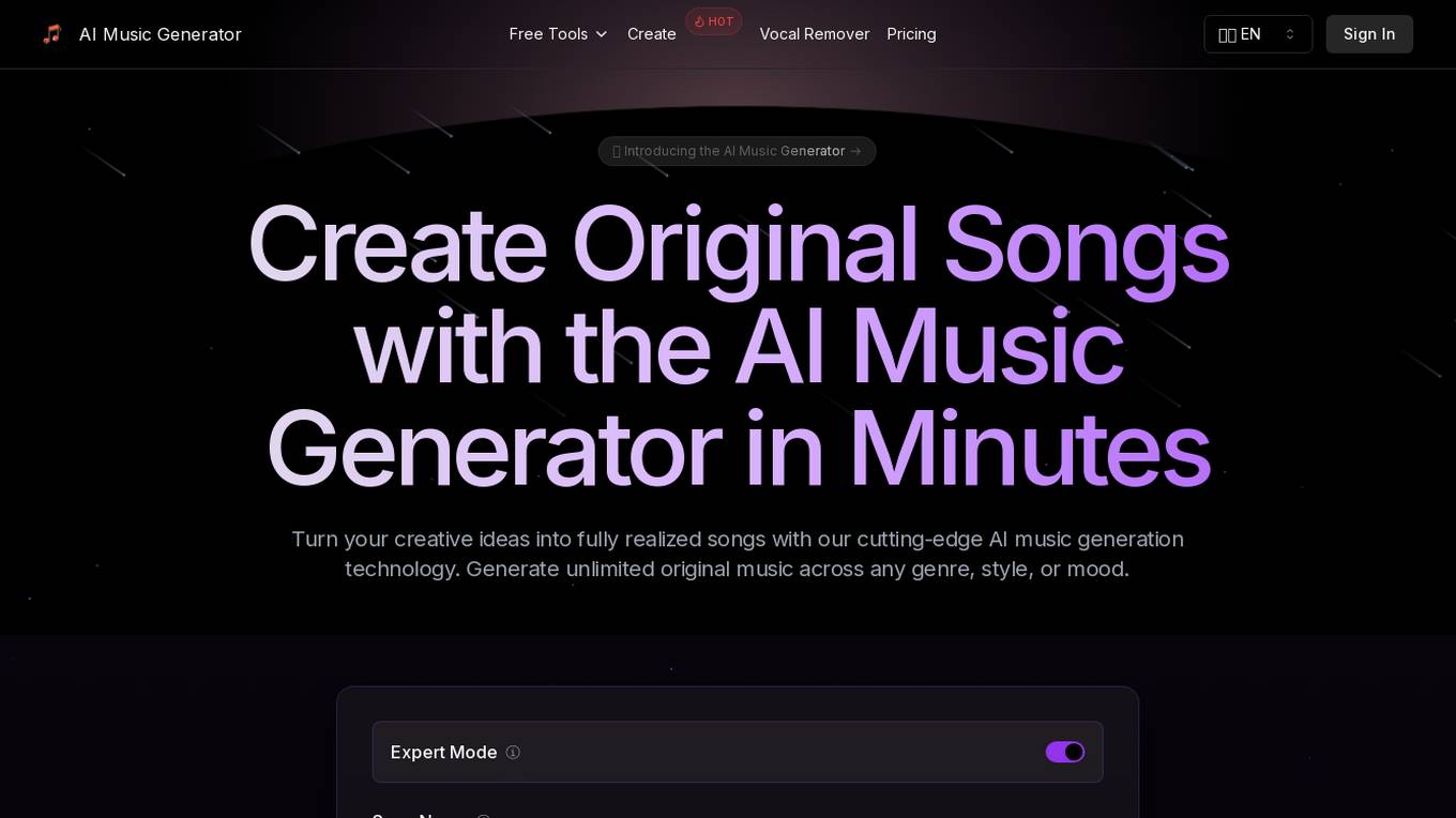 AI Music Generator screenshot