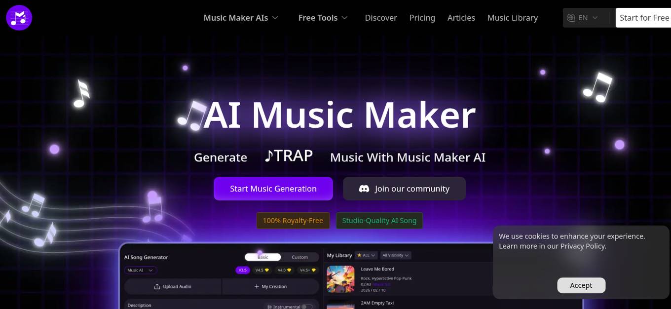AI Music Maker Screenshot