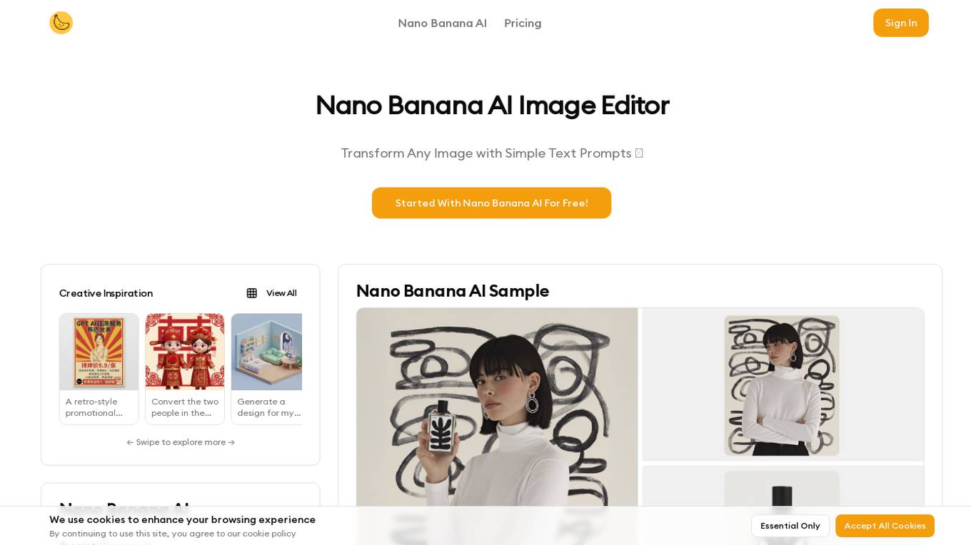 Nano Banana AI Screenshot