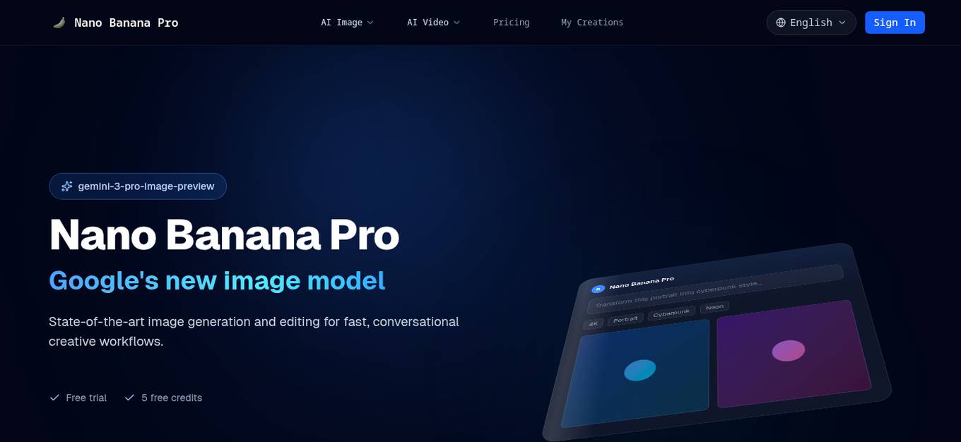 Nano Banana Pro Screenshot
