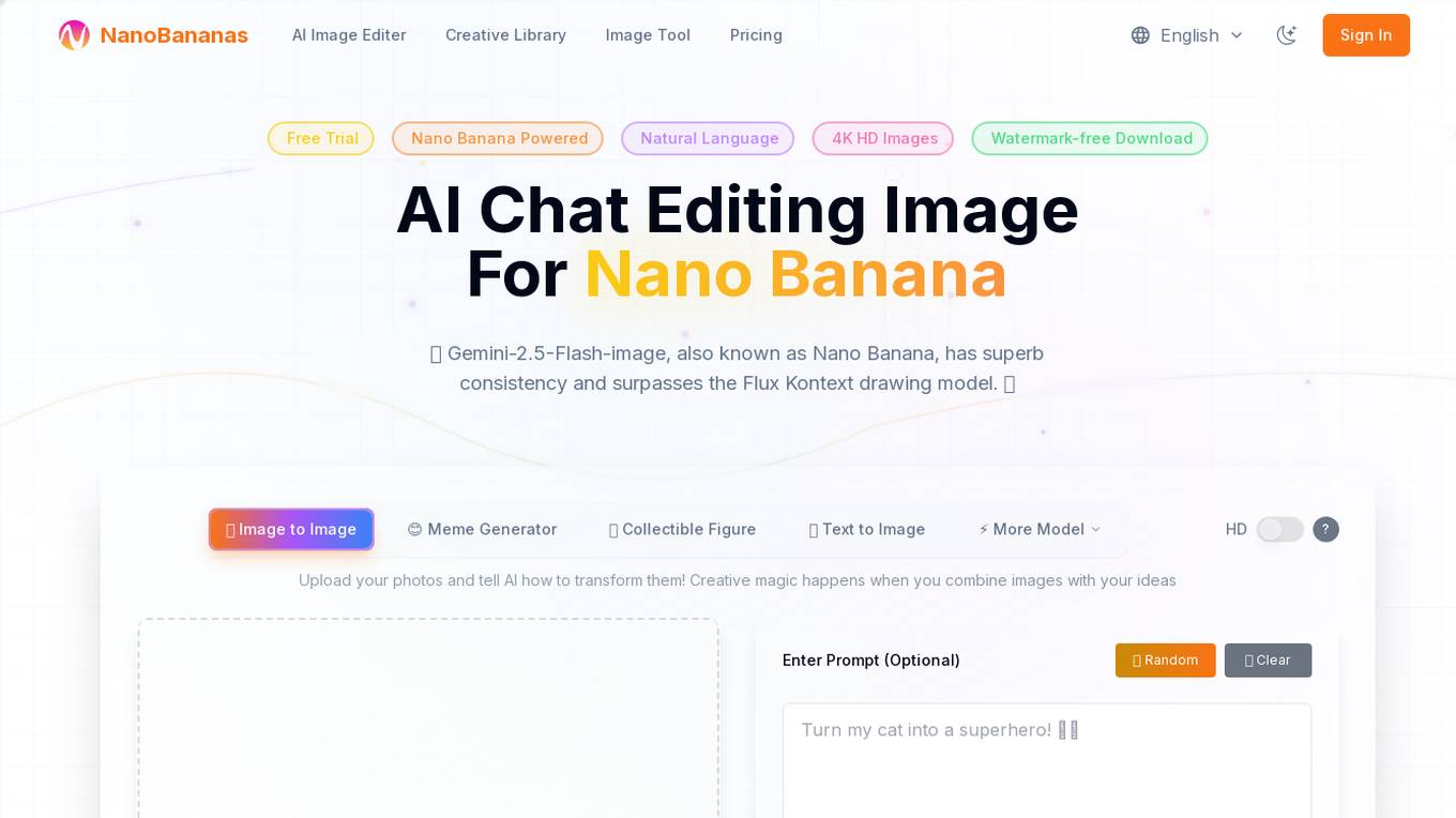 NanoBananas Screenshot