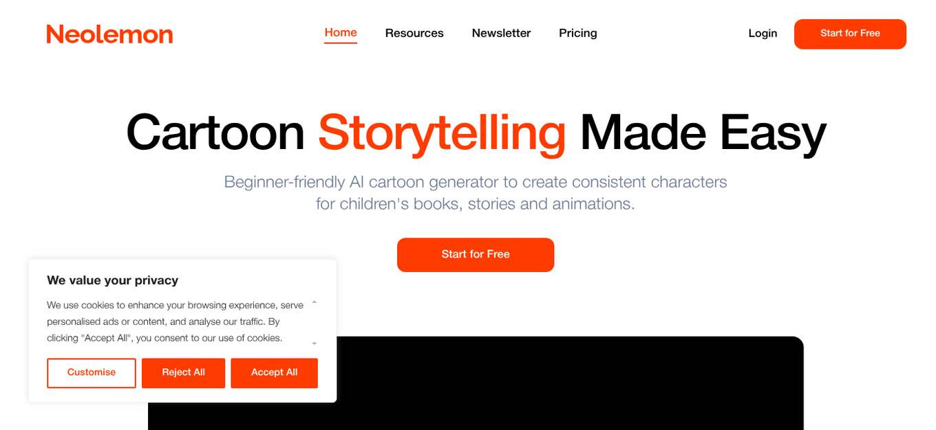 AI Cartoon Generator Screenshot