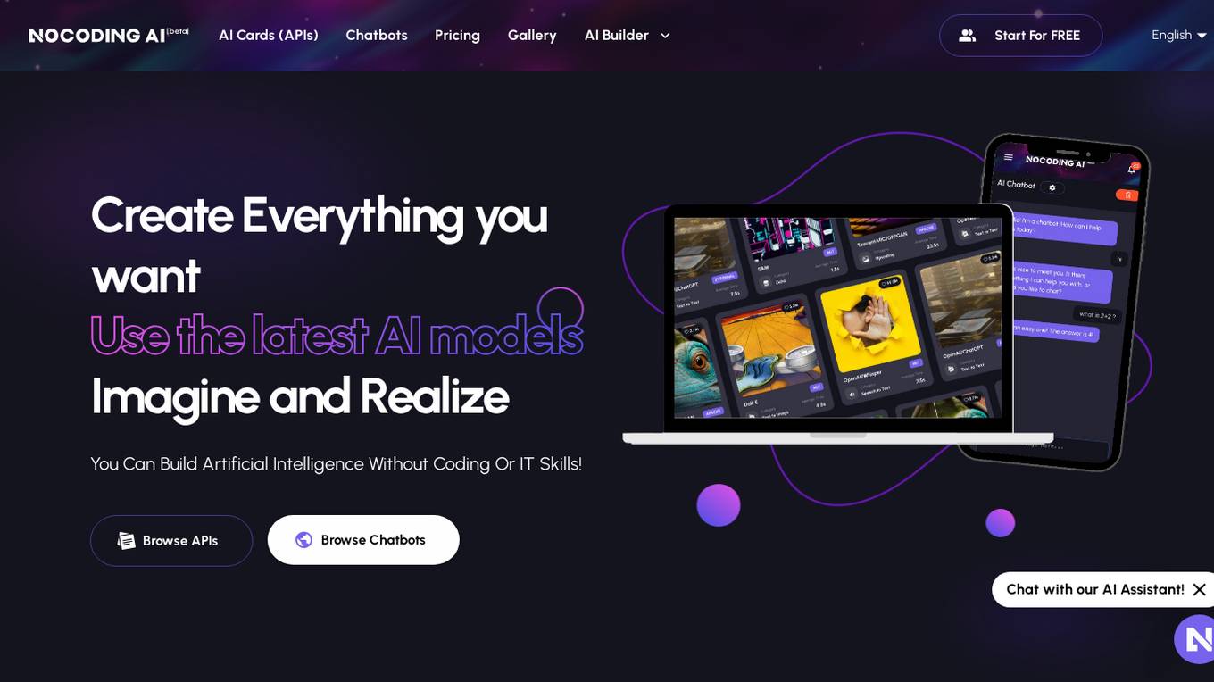 NOCODING AI Screenshot